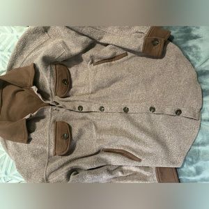 Very soft oversized shacket